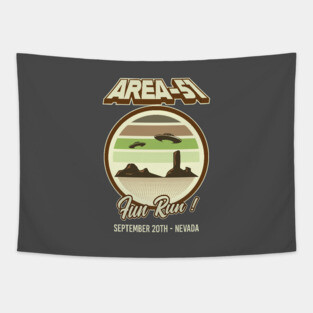 Area 51 Fun Run Tapestry