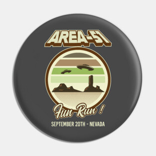 Area 51 Fun Run Pin