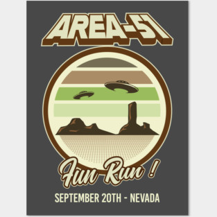 Area 51 Fun Run Posters and Art