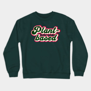 Vintage Plant-Based Graphic Logo Crewneck Sweatshirt