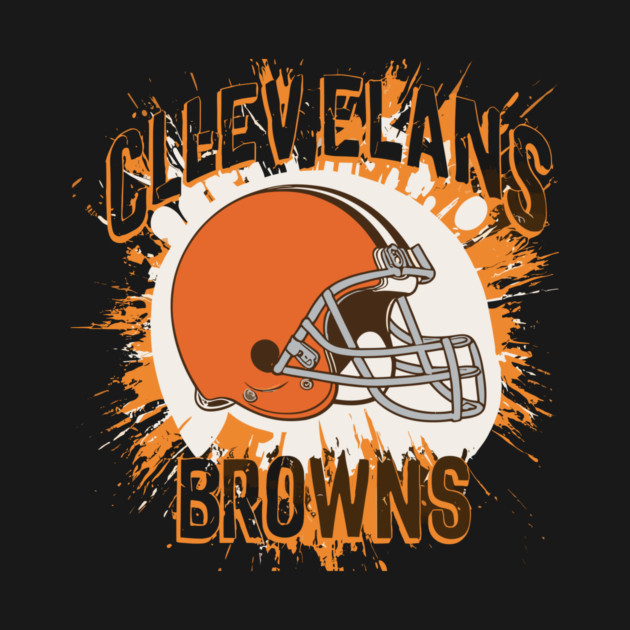 Cleveland Browns T-shirt NFL team by Nizar clothing store 