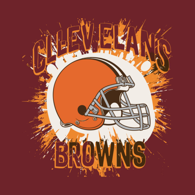 Cleveland Browns T-shirt NFL team by Nizar clothing store 
