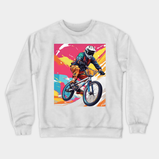 Speed Bicycle Crewneck Sweatshirt by animegirlnft