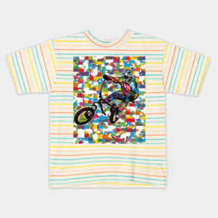 Enduro Bicycle Kids T-Shirt
