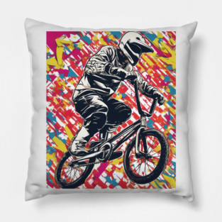 BMX Rider Pillow