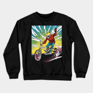 BMX Racing Crewneck Sweatshirt