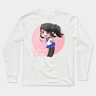 Ayano Aishi - Yandere Simulator Pink Long Sleeve T-Shirt