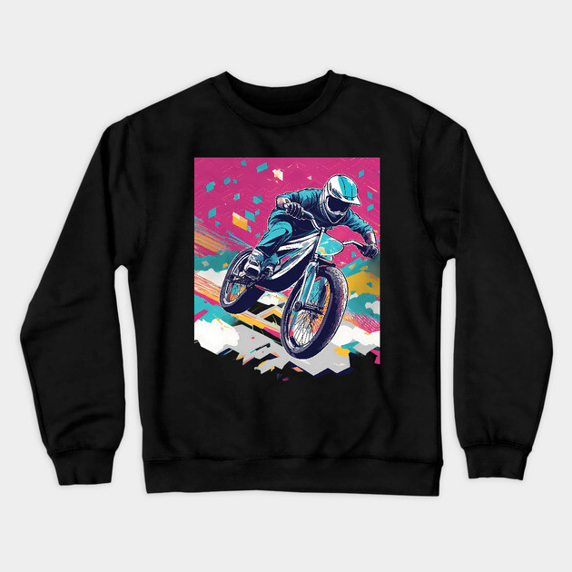 Bicycle Sport Crewneck Sweatshirt by animegirlnft