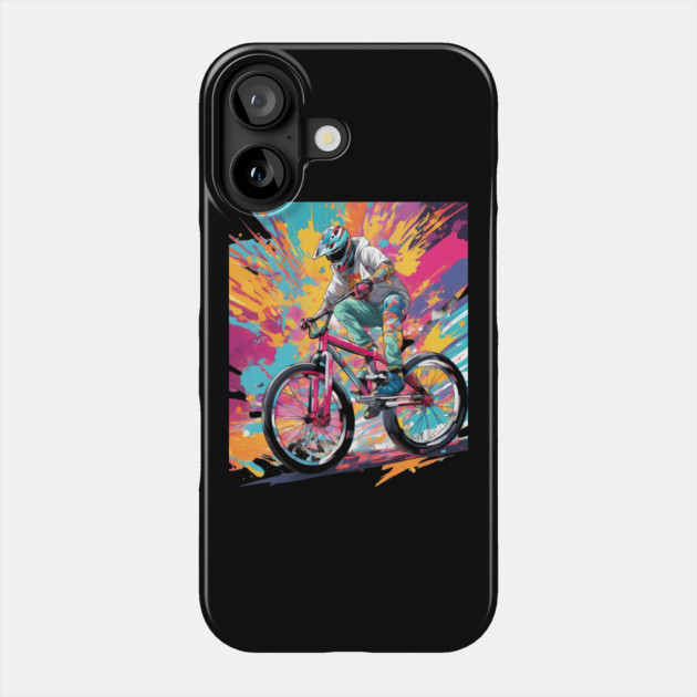 Cycling Bicycle Phone Case by animegirlnft