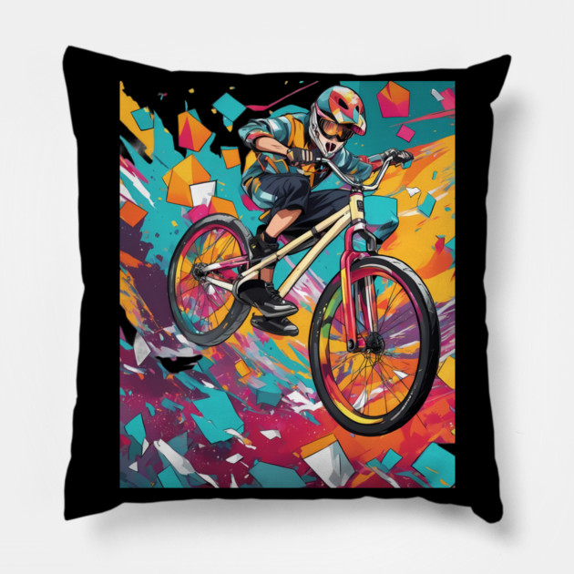 Cycling Bike Pillow by animegirlnft