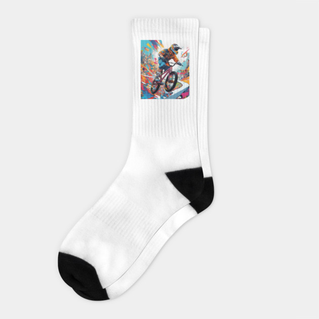 Cycling Race Socks by animegirlnft