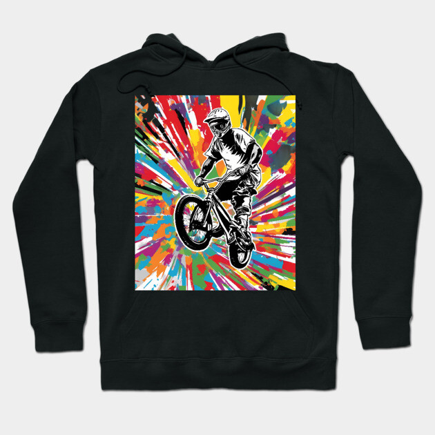 BMX Racer Hoodie by animegirlnft