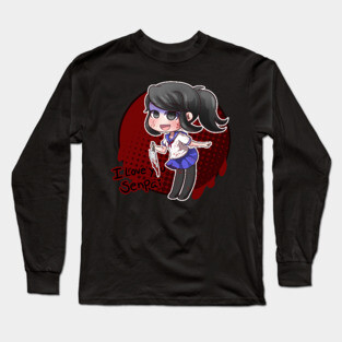 Ayano Aishi - Yandere Simulator Black Long Sleeve T-Shirt