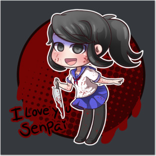 Ayano Aishi - Yandere Simulator Black Posters and Art