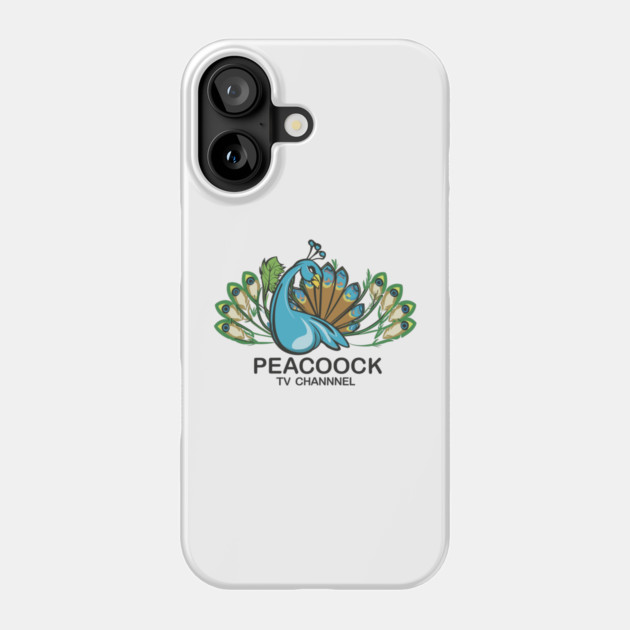 Peacock Channel TV design by Me Phone Case by Nizar clothing store 