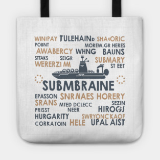 Submarine Creative vector design by me Tote