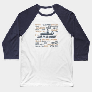 Submarine Creative vector design by me Baseball T-Shirt