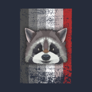 Rabies Pride Flag With Raccoon T-Shirt