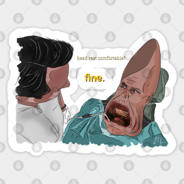 Coneheads: Dentist Appointment Sticker by 51Deesigns