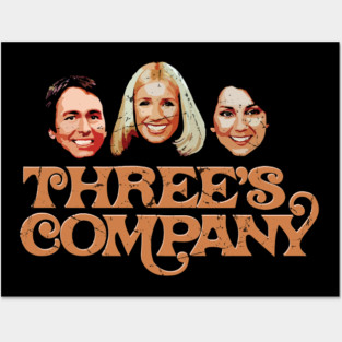 Threes Company // Vintage Fan Art Posters and Art