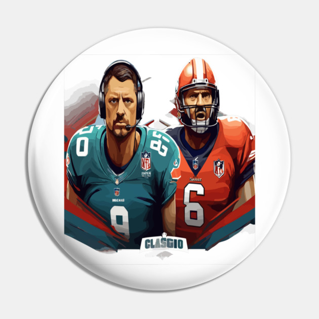 El-clasico match Nfl football Team Dolphin va Team Chief In vector Pin by Nizar clothing store 