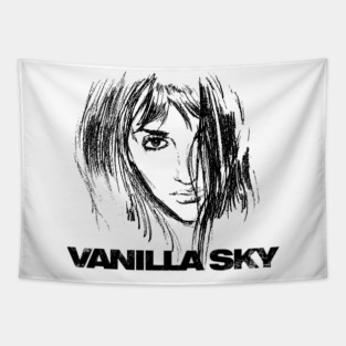 Vanilla Sky Illustration Tapestry