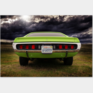 1971 dodge charger, dodge charger 500 Posters and Art