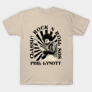 Phil Lynott Classic Style 80s T-Shirt