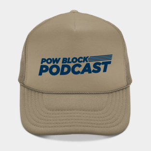 Pow Block Podcast NP 2024 Logo (Navy Blue) Hat