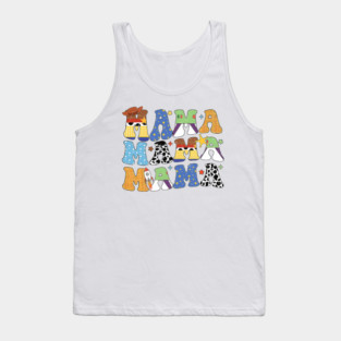 Toy Funny Story Mama Boy Mom Mother's Day Tee For Womens Tank Top