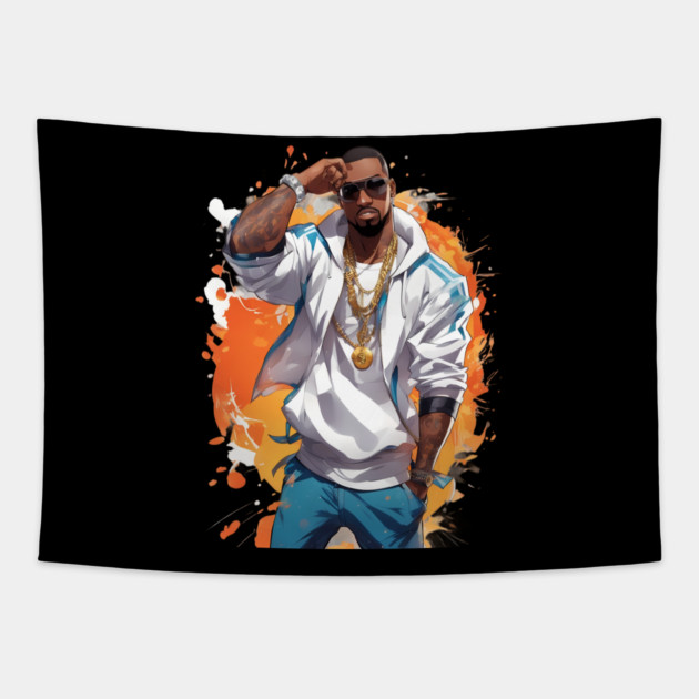 Ghetto Boy Tapestry by animegirlnft