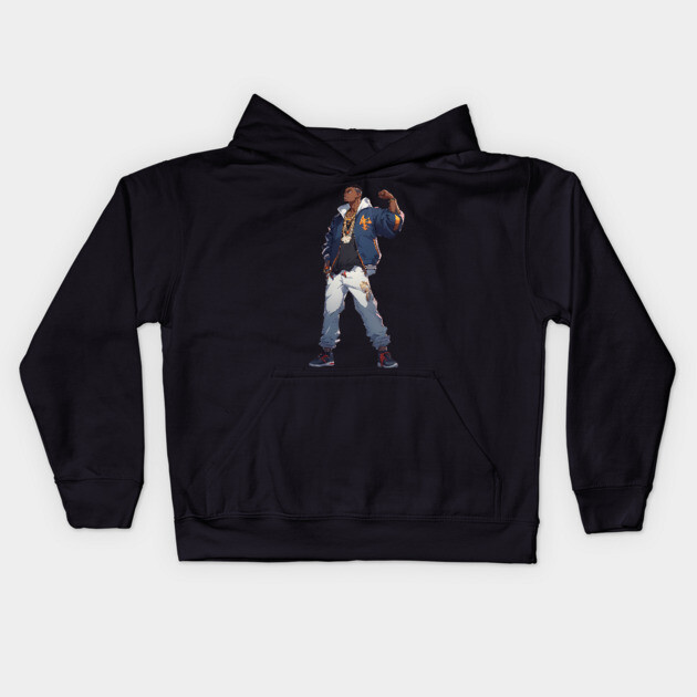 Black Power Kids Hoodie by animegirlnft