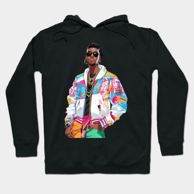 Hip Hop Style Hoodie by animegirlnft