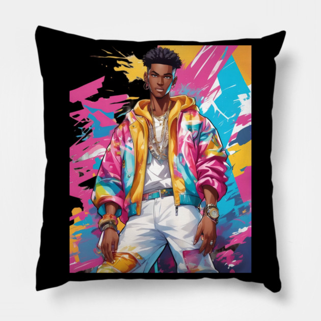 Hood Ghetto Pillow by animegirlnft