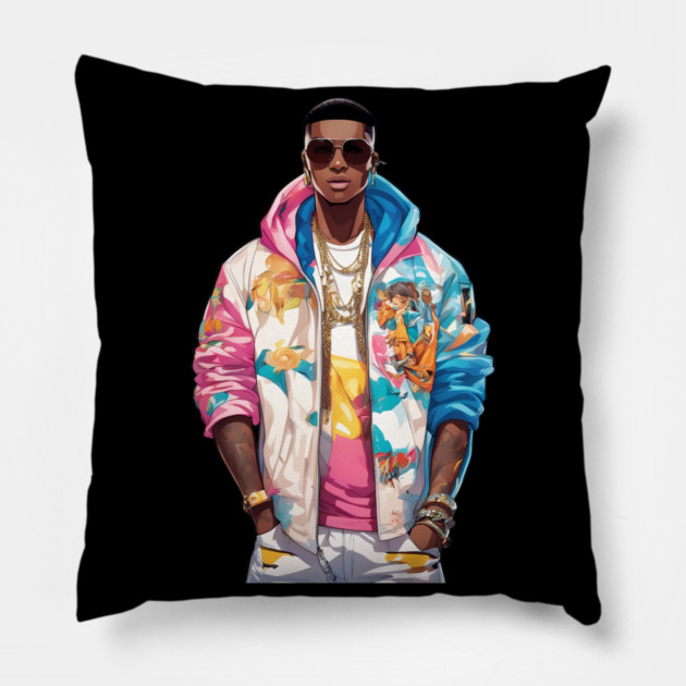 Hood Gangsta Pillow by animegirlnft