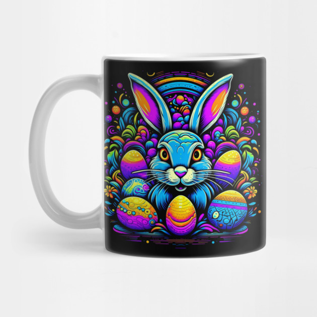 Psychedelic Easter Bunny by HolidayBug