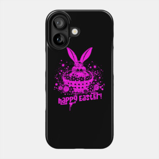 Pink Graffiti Easter Bunny Phone Case