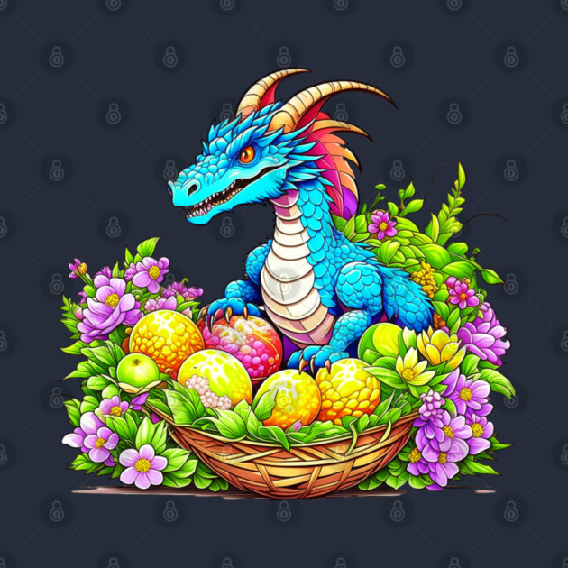 Cute Easter Dragon by HolidayBug