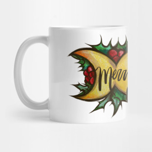 Merry Yule Triple Moon Mug