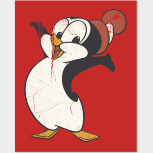 Vintage Chilly Willy - Distressed Authentic Style Posters and Art