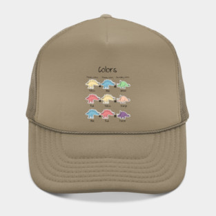 Color theory in dinosaurs, primary and secondary colors Hat
