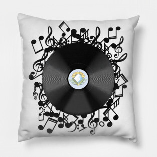 Vinyl Record Pillow
