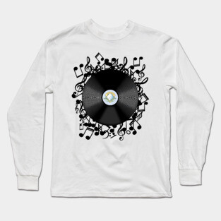 Vinyl Record Long Sleeve T-Shirt