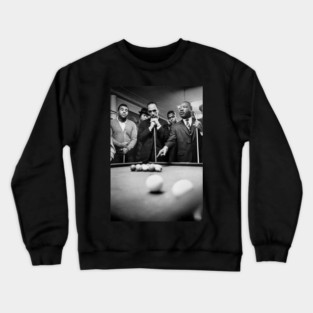 Martin Luther King Jr. playing Pool Crewneck Sweatshirt