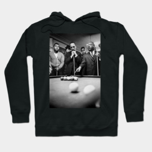 Martin Luther King Jr. playing Pool Hoodie