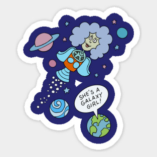Interplanet Janet! Sticker