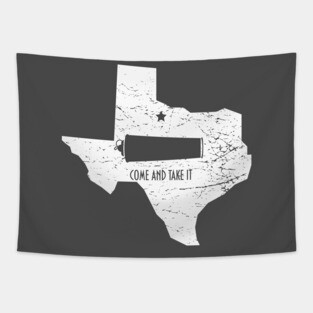 Come and Take it Gonzales Battle Texas Flag Tapestry