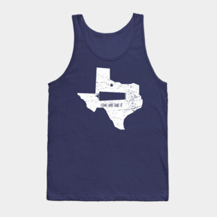 Come and Take it Gonzales Battle Texas Flag Tank Top