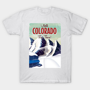 Colorado Ski Travel T-Shirt