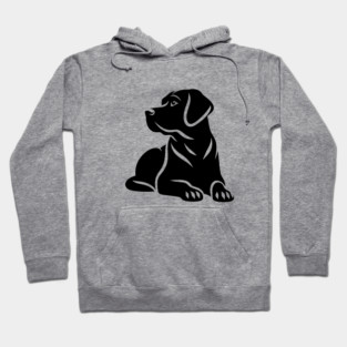 Black Labrador Dog Hoodie